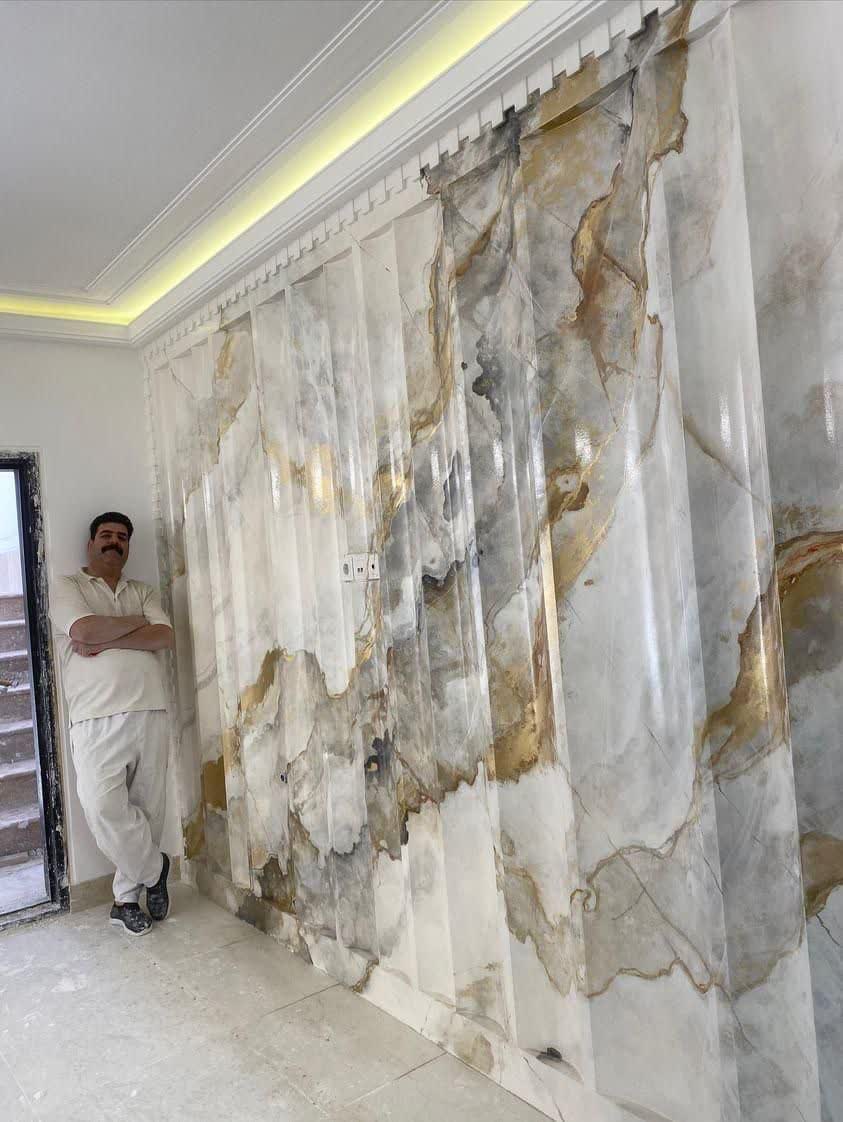 پروژه گچ‌کاری مدرن با حضور آقای ملکی